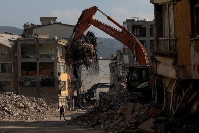 Posledice rušilnega potresa.  FOTO: Eloisa Lopez, Reuters
