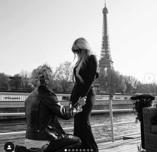 Nadvse romantično jo je zasnubil v spomladanskem Parizu. FOTO: Osebni arhiv
