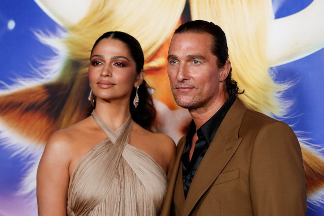 Matthew McConaughey z ženo Camilo Alves. FOTO: Mario Anzuoni, Reuters
