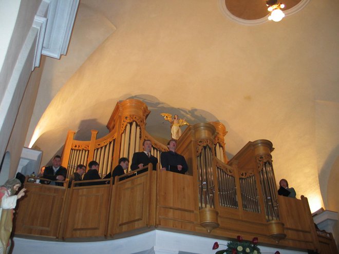 Obnovljene orgle v cerkvi sv. Marije Magdalene v Sodražici.
