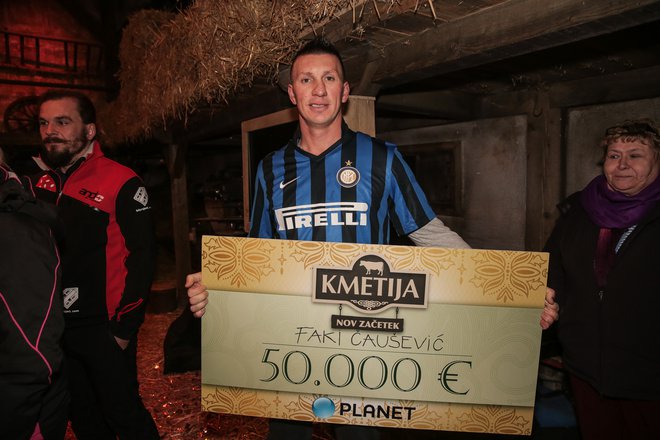 Za zmago v Kmetiji je Fahrudin dobil 50 tisočakov. FOTO: Mediaspeed.net
