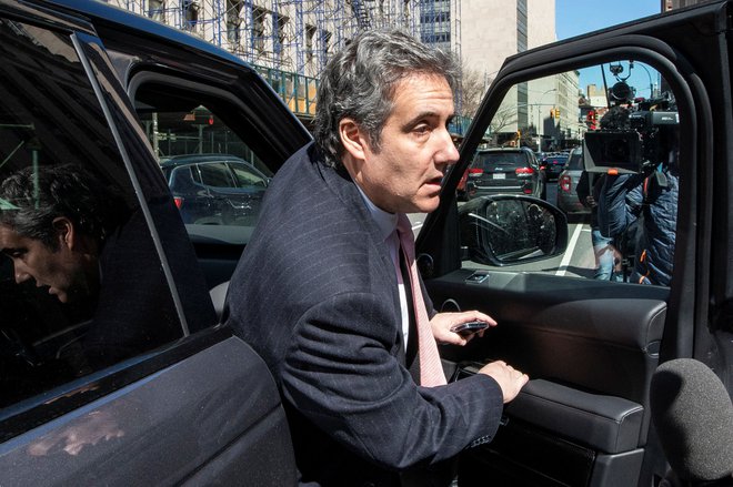 Michael Cohen, nekdanji odvetnik Donalda Trumpa. FOTO: Eduardo Munoz, Reuters
