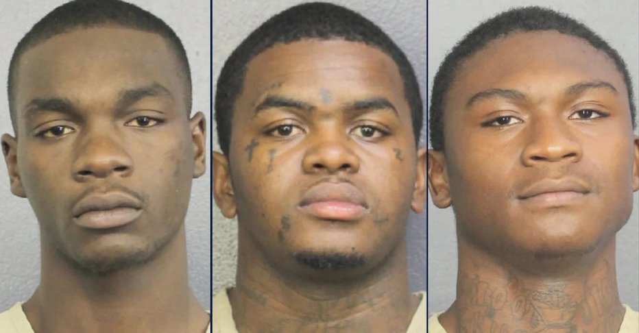 Fotografija: Obsojencem (z leve) Michaelu Boatwrightu, Dedricku Williamsu in Trayvonu Newsomu grozi dosmrtna ječa. FOTOGRAFIJI: Twitter

