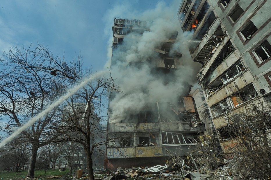 Fotografija: Največ škode je v Donecku, Harkovu, Lugansku in Hersonu. FOTO: Stringer, Reuters
