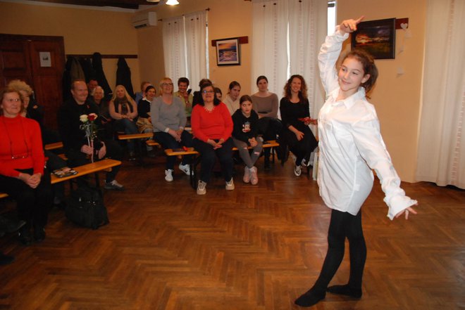 Hana Kosmač je gib povezala v ples.
