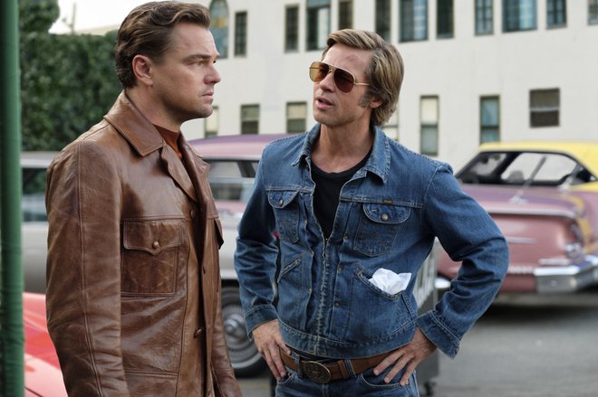 Brad Pitt in Leonardo DiCaprio sta se leta 2019 skupaj pojavila v filmu Bilo je nekoč ... V Hollywoodu.