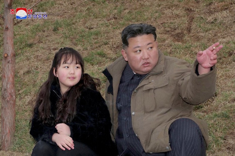 Fotografija: Hči severnokorejskega diktatorja ni bila videti prav nič zaskrbljena. FOTOGRAFIJI: Kcna Via Reuters