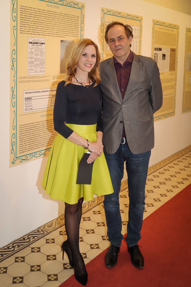 Katja Treer in Jure Ivanušič sta poskrbela za kulturni program.