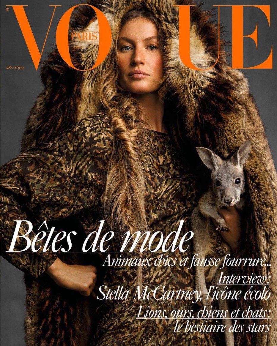Fotografija: Pri reviji Vogue se objavi fotografij s krznenimi oblačili še niso odrekli.