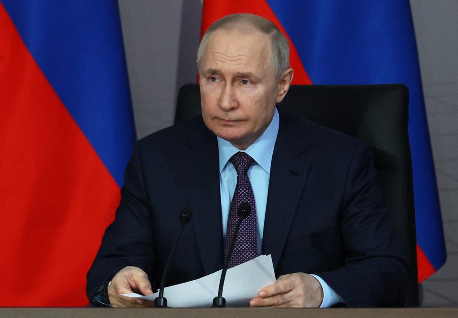 Fotografija: Vladimir Putin. FOTO: Mikhail Klimentyev, Sputnik Via Reuters