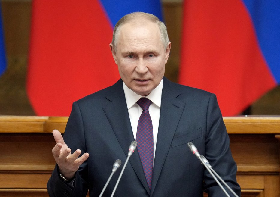 Fotografija: Vladimir Putin. FOTO: Sputnik Via, Reuters