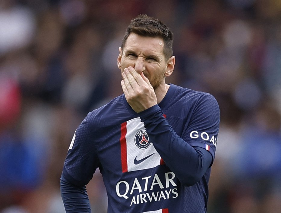 Fotografija: Lionel Messi ni upošteval navodil trenerja. FOTO: Christian Hartmann Reuters