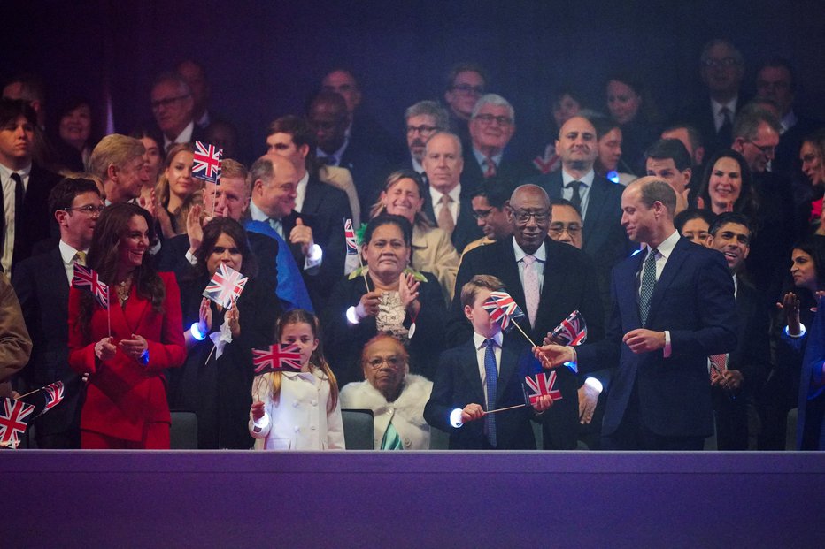 Fotografija: Kraljeva družina je uživala na koncertu. FOTO: Pool Via Reuters