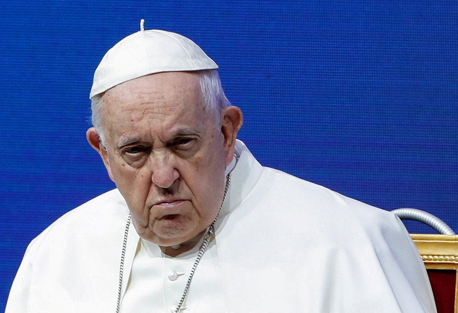 Fotografija: Papež Frančišek. FOTO: Remo Casilli Reuters