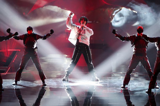Luke Black from Serbia performs during the first semi-final of the 2023 Eurovision Song Contest in Liverpool, Britain, May 9, 2023. REUTERS/Phil Noble FOTO: Phil Noble Reuters