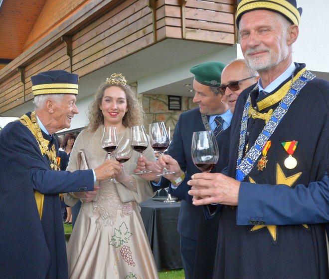 Nazdravila je tudi vinska kraljica Slovenije Maja Pečarič.