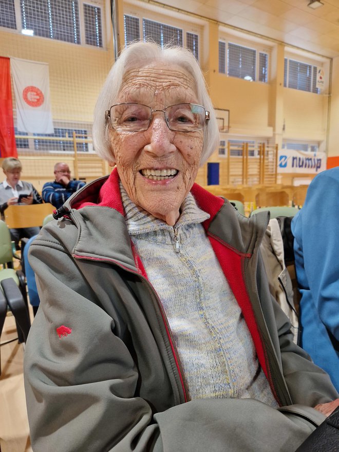 88-letna Breda Strel je leta 1956 orala ledino na področju predšolske vzgoje v Kostanjevici na Krki. FOTOGRAFIJA: Tanja Jakše Gazvoda