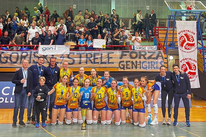 Ekipa GEN-I Volley, državne viceprvakinje 2023 FOTO: Arhiv OK Gorica