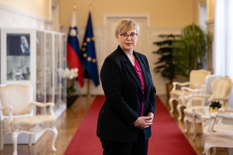 Fotografija: Nataša Pirc Musar, predsednica. FOTO: Črt Piksi