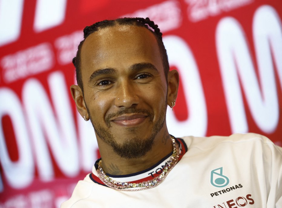 Fotografija: Britanski zvezdnik formule 1 Lewis Hamilton. FOTO: Stephane Mahe, Reuters