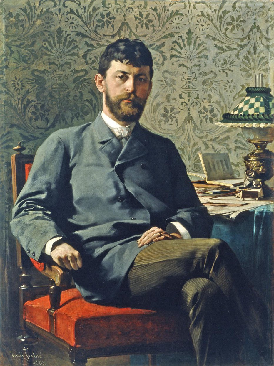 Fotografija: Ivana Tavčarja je leta 1885 upodobil slikar Jurij Šubic. FOTO: Wikipedia