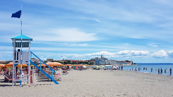 Plaža Azzurra v Gradežu FOTO: Marko Feist 