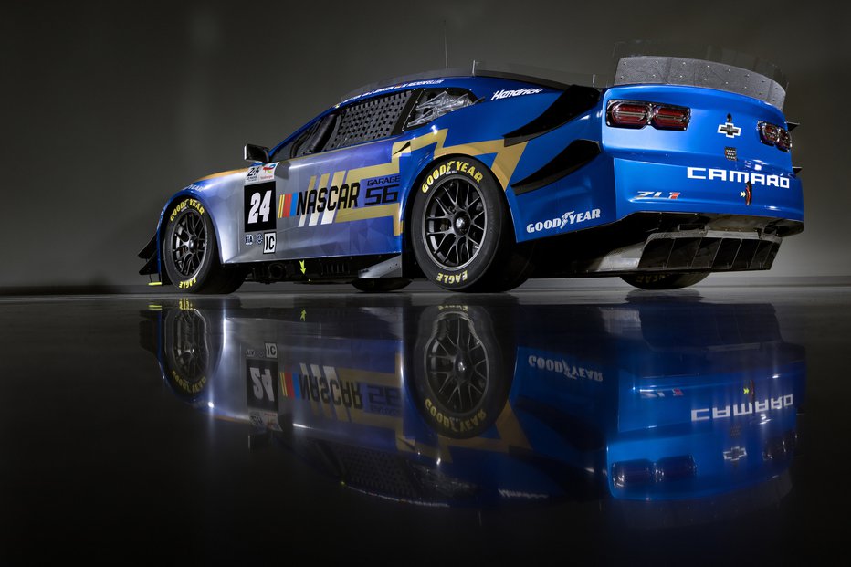 Fotografija: Dirkalnik NASCAR bo na letošnji dirki v konceptnem razredu Garage 56 vozil z Goodyearovimi inteligentnimi pnevmatikami. FOTO: Goodyear