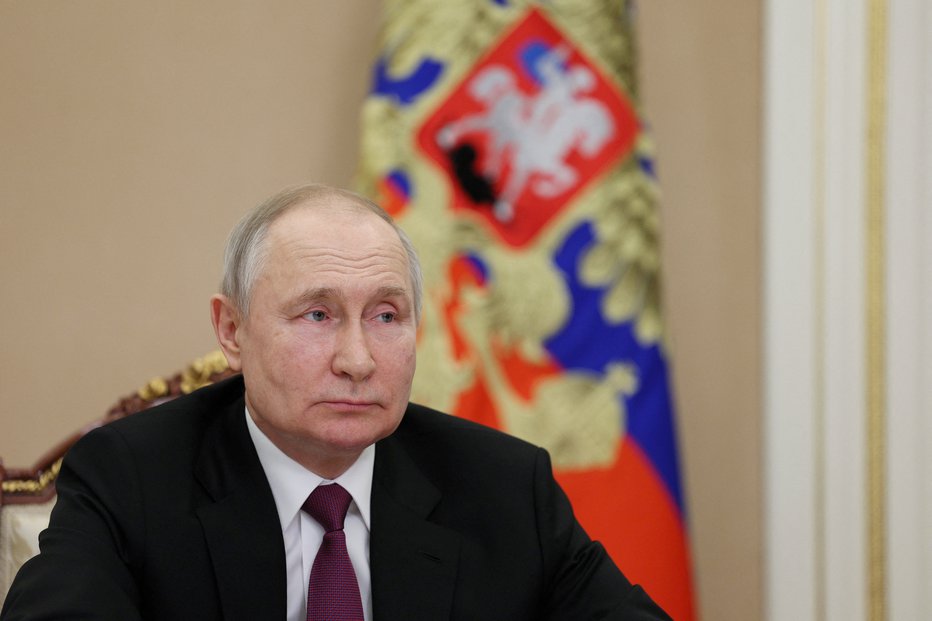 Fotografija: Bo ruski predsednik res napadel jedrsko elektrarno? FOTO: Sputnik Via Reuters
