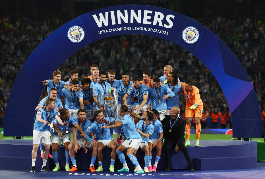 Fotografija: Manchester City je 23. klub na seznamu zmagovalcev lige prvakov. FOTO: Molly Darlington/Reuters