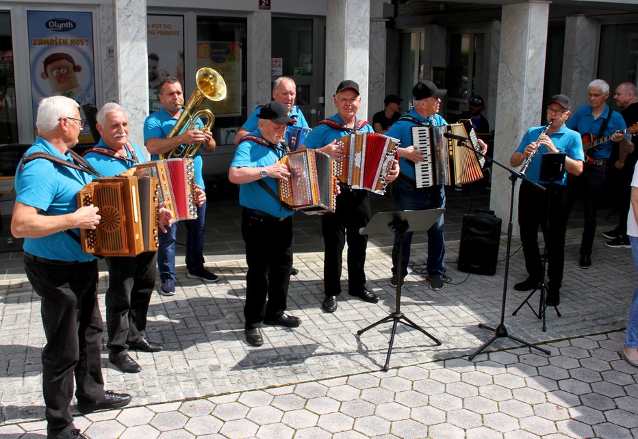 Fotografija: Vingosi z Vinske Gore so nadomestili cerkveno orgelsko glasbo. FOTO: Jože Miklavc