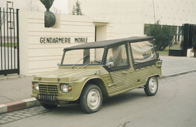 Citroën méhari v izvedbi za francosko žandarmerijo. FOTO: Archives Terre Blanche/Photononstop/Citroën