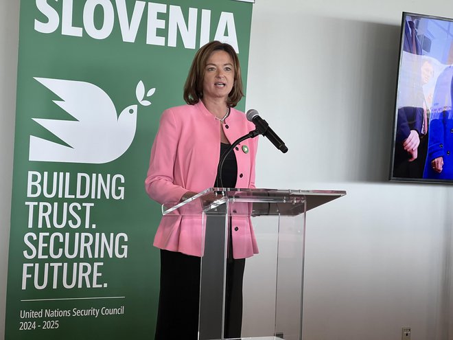 Slovenska zunanja ministrica Tanja Fajon. FOTO: Barbara Kramžar