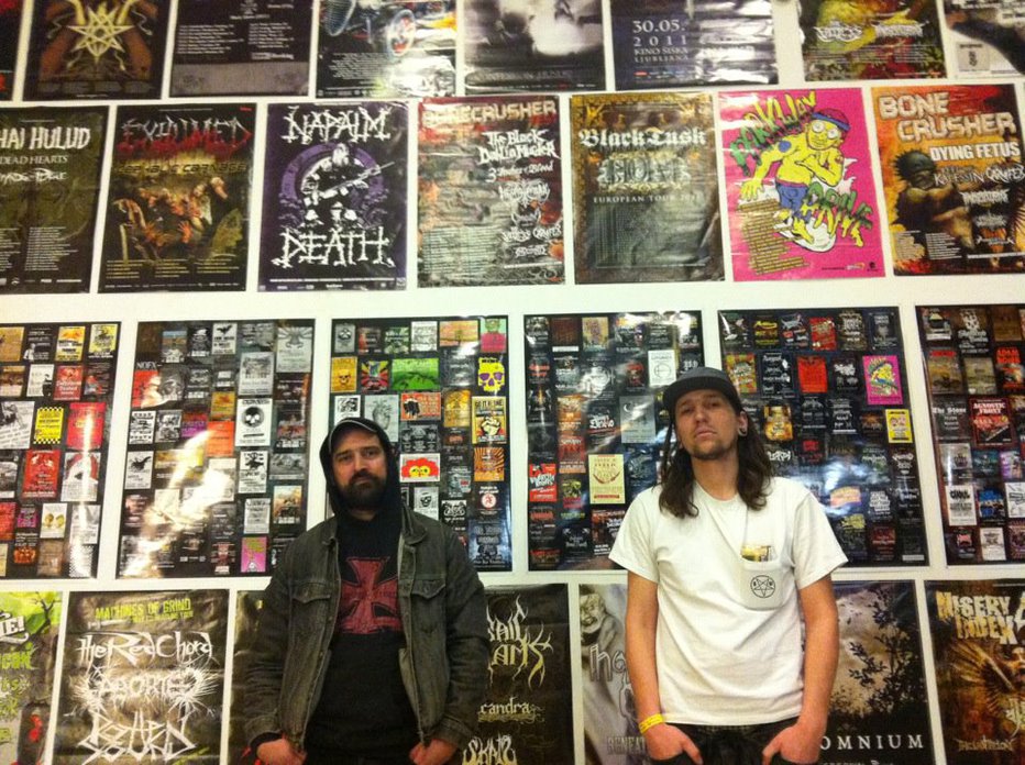 Fotografija: Dirty Skunks na razstavi metalskih plakatov FOTO: KDVD