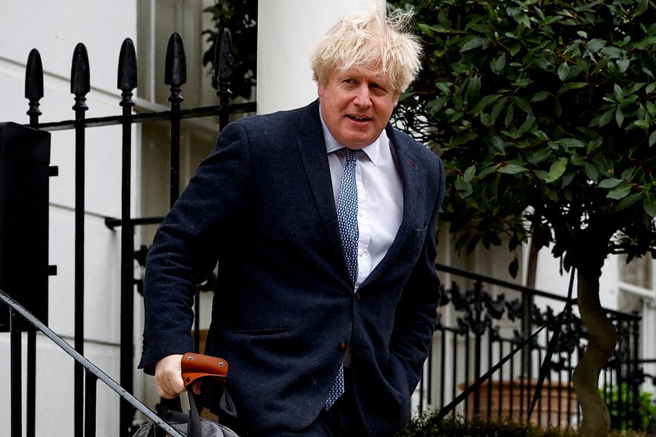 Fotografija: Nekdanji britanski premier Boris Johnson. FOTO: Peter Nicholls/Reuters