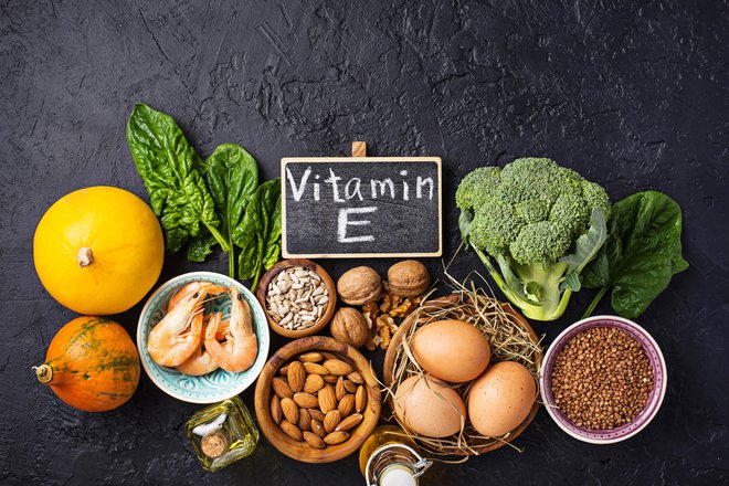 Telo ne more izdelati vitamina E, zato se moramo z njim založiti z ustrezno hrano.