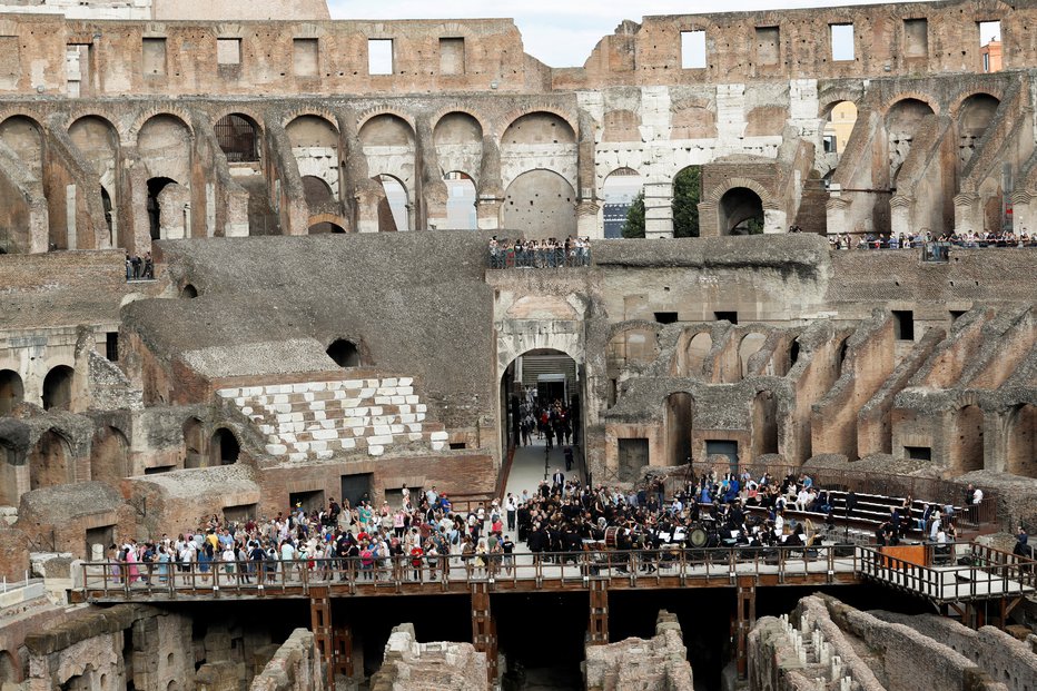 Fotografija: Mnogi obiščejo Rim samo zaradi Koloseja. FOTO: Remo Casilli, Reuters
