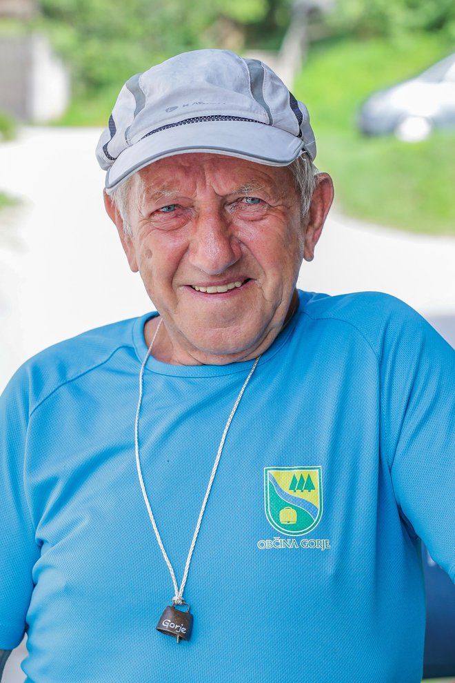 Polde Taler za 80. rojstni dan pešači 80 dni. FOTO: Miro Zalokar