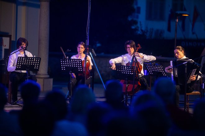 Mladi glasbeniki kvarteta Fir so na odlični poti, da postanejo profesionalni glasbeniki. FOTO: Voranc Vogel