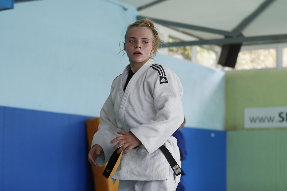 Fotografija: Leila Mazouzi bo slovenski judoistični adut na Ofemu v Mariboru. FOTO: Leon Vidic