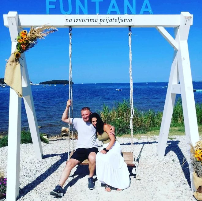 Renata in Bine na oddihu v hrvaški Istri FOTO: instagram
