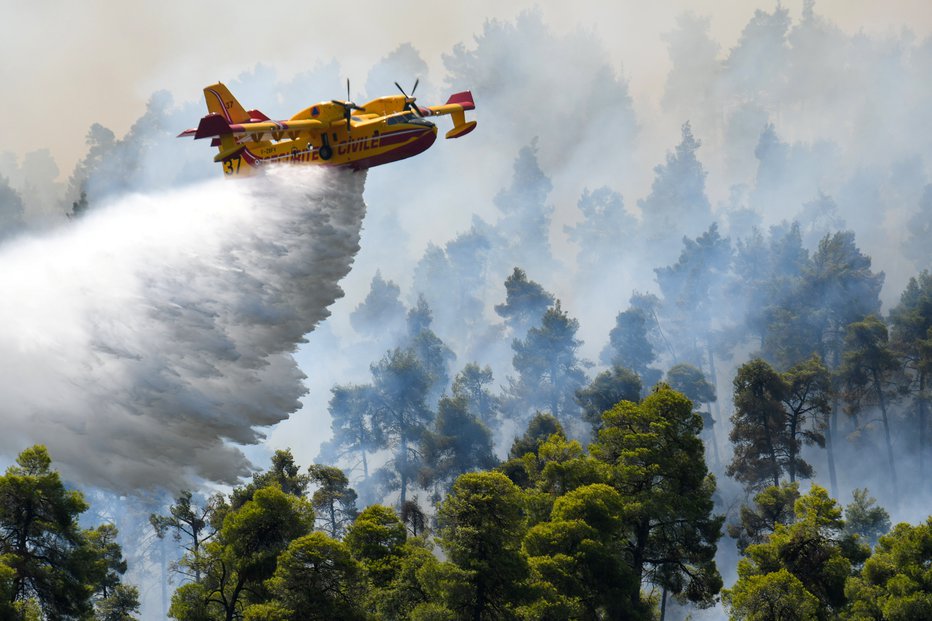 Fotografija: Zgodilo se je med gašenjem požara. Fotografija je simbolična. FOTO: Alexandros Avramidis, Reuters