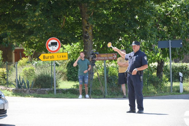 Policija je postavila blokade. FOTO: Saša Miljević/pixsell