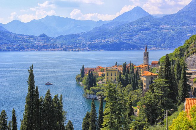 Italijansko jezero Como velja za prestižno destinacijo. FOTO: Staraldo, Getty Images