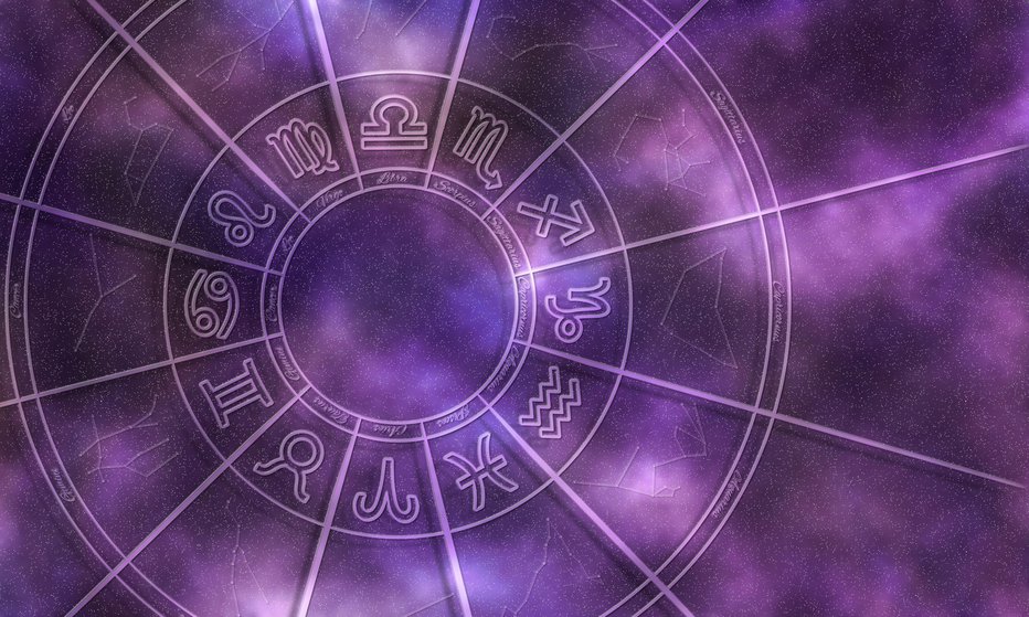 Fotografija: Astrology wheel, Horoscope Signs, Stars Night Sky FOTO: Allexxandar Getty Images/istockphoto