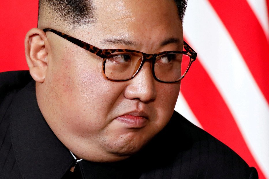 Fotografija: Severnokorejski voditelj Kim Jong Un. FOTO: Jonathan Ernst, Reuters