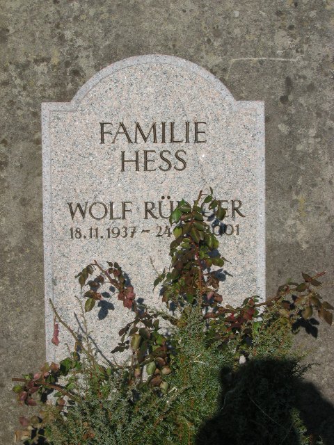 Grob Wolfa Rüdigerja Hessa. FOTO: Wikipedia