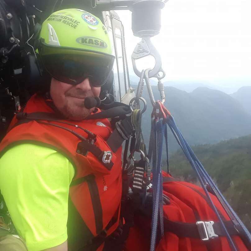 Fotografija: Marko Kopavnik zagotavlja, da bodo gorski reševalci pomagali, dokler ne bo vse urejeno. FOTO: GRZS