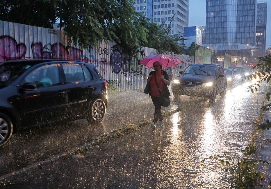 Fotografija: Ob vsakem obilnejšem dežju obstaja možnost hudourniških poplav. FOTO: Blaž Samec