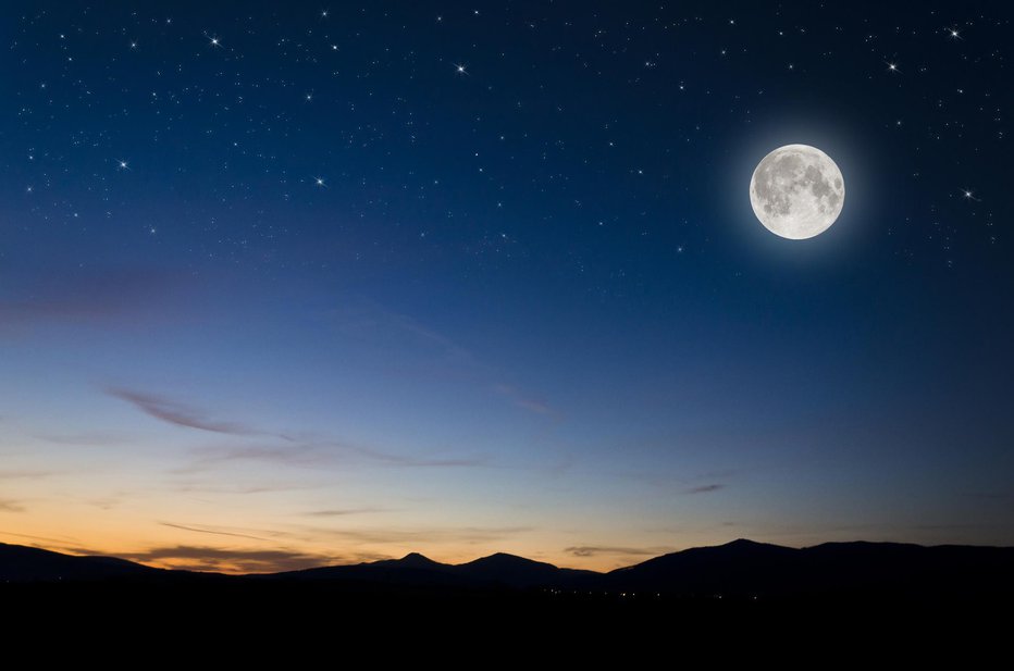 Fotografija: Polna luna. FOTO: Getty Images/istockphoto Getty Images/istockphoto