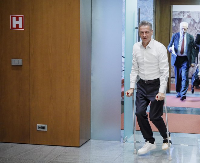 Robert Golob v parlamentu FOTO: Jože Suhadolnik, Delo